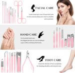 MINKINH 26-Piece Professional Manicure Set with Travel Case - Image 4