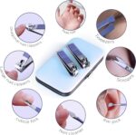 8-in-1 Nail Clipper Set for Travel and Home Use - Image 4