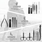 18-Piece Professional Manicure and Pedicure Set with Travel Case - Image 3
