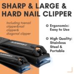 FAMILIFE Professional Manicure Set with Leather Travel Case - Image 2