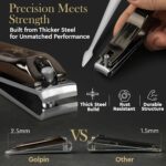 9-Piece Stainless Steel Manicure Set for Men and Women - Image 3