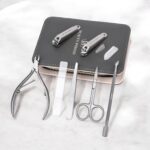 7-in-1 Stainless Steel Manicure Pedicure Set - Gray Gift Idea - Image 2