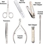 7-in-1 Stainless Steel Manicure Pedicure Set - Gray Gift Idea - Image 8