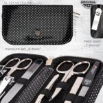 8-Piece German Manicure Set in Black Leather Case - Image 4