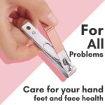 FAMILIFE 13-Piece Professional Nail Kit in Portable Pink Case - Image 6