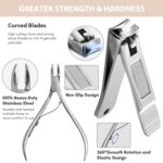 FAMILIFE 11-in-1 Professional Manicure Set with Rose Gold Case - Image 3
