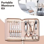 FAMILIFE 11-in-1 Professional Manicure Set with Rose Gold Case - Image 5