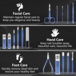 16-Piece Professional Manicure Set with Travel Bag (Blue) - Image 2