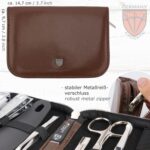 Premium 10-Piece Manicure Pedicure Set in Leather Case - Image 5