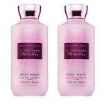 Bath & Body Works A Thousand Wishes Body Wash, Nourishing Cleanser with Pro-Vitamin B5 & Aloe, Prosecco & Peony Scent, Gentle for Daily Use, 10 fl oz - 2 Pack