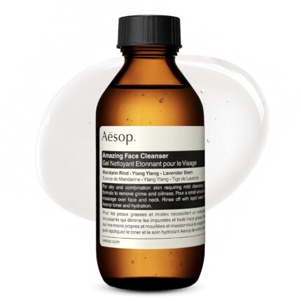 Aesop Amazing Face Cleanser | Non-Drying Daily Cleanser to Remove Grime and Oils | Cleanse and Refresh The Skin Without Disturbing Its Natural Balance | Travel Size | 3.3 oz / 100 mL