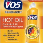 Alberto VO5 Moisturizing Hot Oil Treatment - Hot Oil Hair Treatment - Rehydrates and Protects Dry, Damaged Hair - With 5 Oils and 5 Vitamins - 0.5 oz
