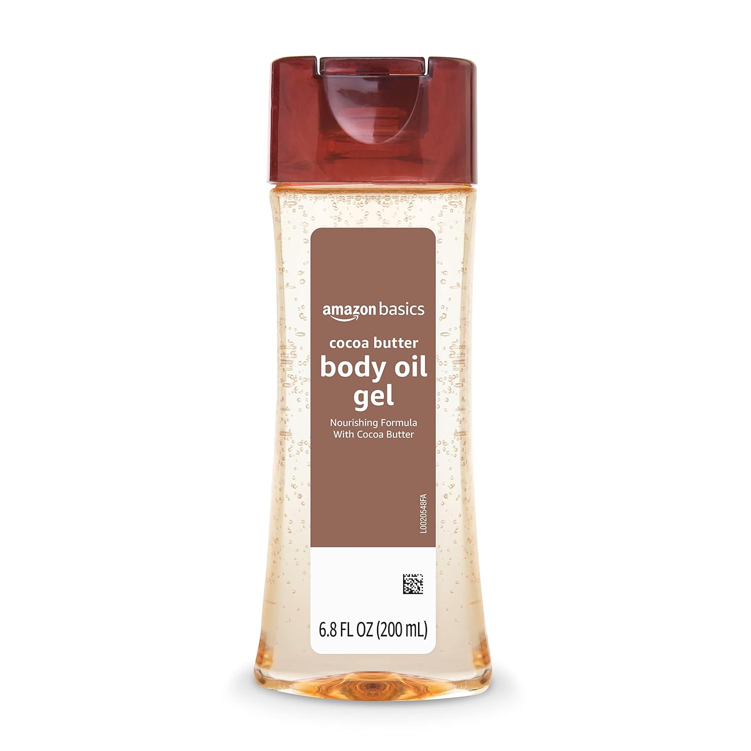 Amazon Basics Cocoa Butter Body Oil Gel for Dry Skin Amazon Basics Body Oil Gel with Cocoa Butter, Paraben Free, for Very Dry Skin, 6.8 Fl Oz, 1-Pack (Previously Solimo)