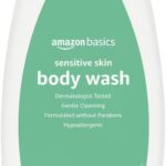 Amazon Basics Hypoallergenic Body Wash for Sensitive Skin, Creamy Lather, Paraben Free, 22 fl oz (1-Pack)