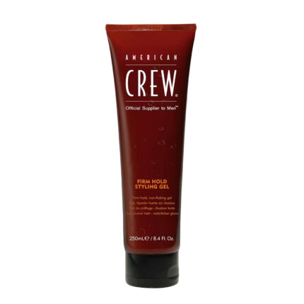 American Crew Men's Hair Styling Gel, High Hold & High Shine Finish, Non-Flaking, 8.4 fl oz