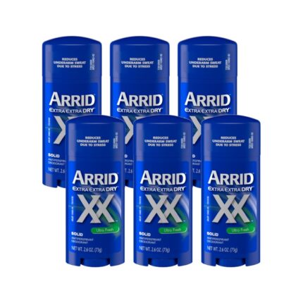 Arrid Xx Solid Antiperspirant Deodorant Ultra Fresh 2.6 Oz (6 Pack)