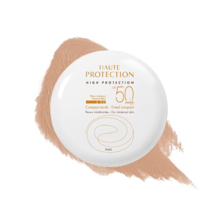 Avène Mineral Tinted Compact SPF 50, Mineral Sunscreen Tinted Sun Care with Mirror, Fragrance-Free for Sensitive Face SPF, Water Resistant, Non-Greasy, Does not Contain Avène Thermal Spring Water