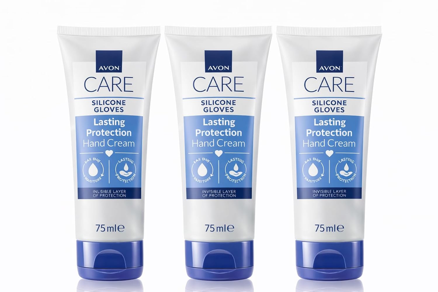 Avon Care Silicone Glove Hand Creams, 2-Pack, 3.4 oz. Avon Care Silicone Glove Protective Hand Creams 3.4 fl oz. (Pack of 2)
