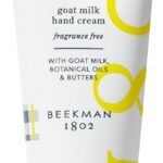 Beekman 1802 Goat Milk Hand Cream – Pure – Fragrance Free – 2 oz – Moisturizing Hand Lotion for Dry Skin – Non-Greasy – Sensitive Skin Safe – Cruelty Free