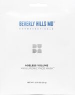 Beverly Hills MD Ageless Volume Hyaluronic Face Mask- Reduce Appearance of Wrinkles, Anti Aging Formula for Plump, Moisturized Skin- 8 Pack- Hydrating & Firming Gentle Sheet Mask