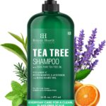 Botanic Hearth Tea Tree Shampoo, Vitamin C, Peppermint, Lavender and Rosemary Oil, Fights Dandruff and Dry Scalp, 16 fl oz