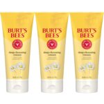 Burt's Bees Face Wash, Deep Facial Cleansing Cream, College Back to School Dorm Essentials, All Natural Cleanser with Chamomile, 6 Ounce (Pack of 3) (Packaging May Vary)