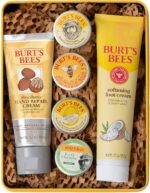 Burt's Bees Valentine's Day Gifts Ideas - Classics Set, 6 Products in Giftable Tin, Cuticle Cream, Hand Salve, Lip Balm, Res-Q Ointment, Hand Repair and Foot Cream