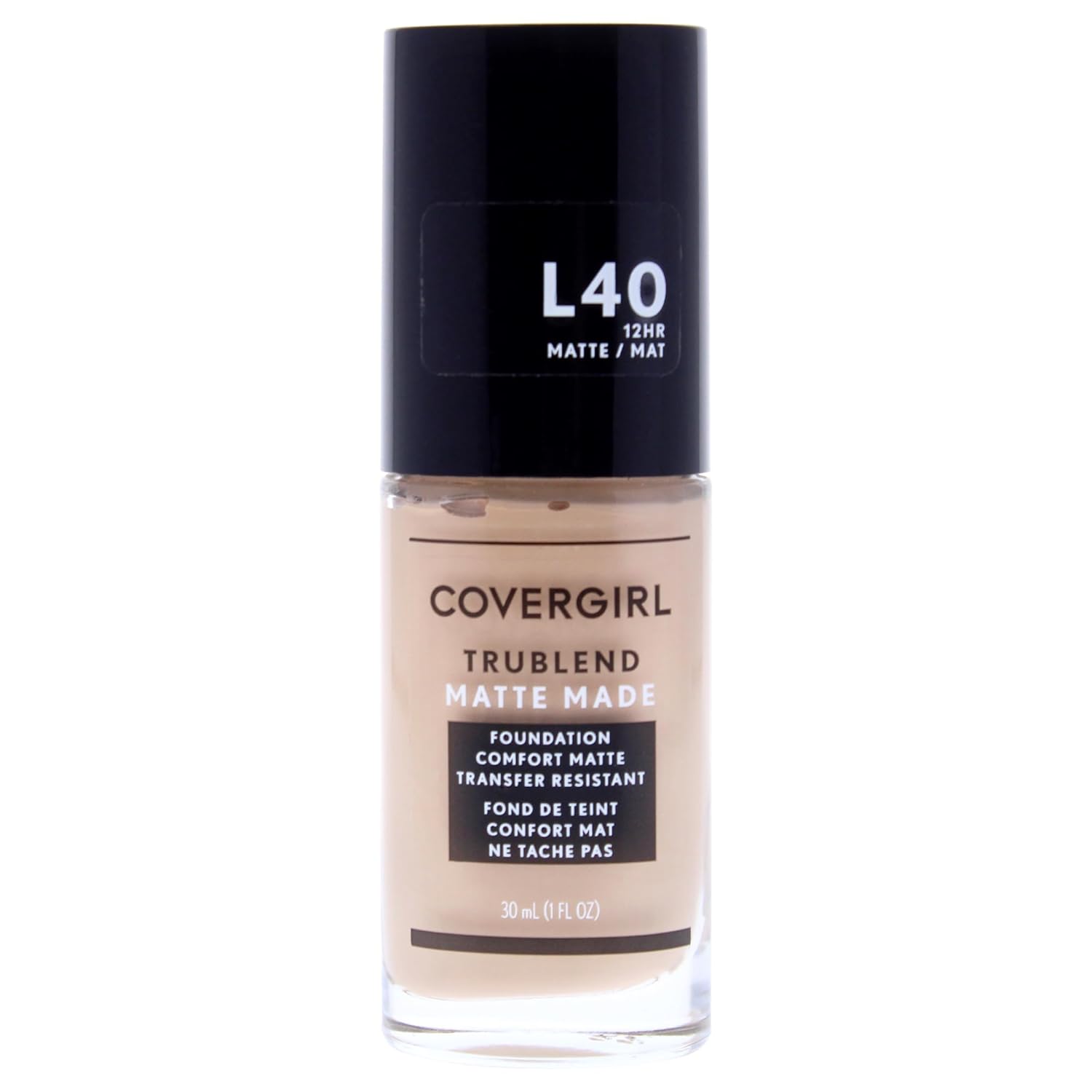 COVERGIRL TruBlend Matte Liquid Foundation, Classic Ivory, 1 oz COVERGIRL TruBlend Matte Made Liquid Foundation, Classic Ivory, 1 Fl Oz (Pack of 1)