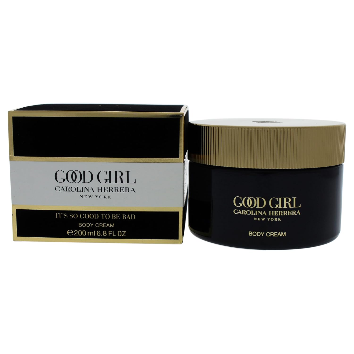Carolina Herrera Good Girl Body Cream: Luxurious, Non-Greasy Moisturizer Carolina Herrera Good Girl Body Cream 6.8 Oz - Luxurious Moisturizer for All Skin Types - Non-Greasy & Fragrant