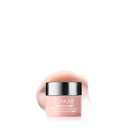 Clinique Moisture Surge 100H Auto-Replenishing Hydrator Oil Free Face Moisturizer | With Hyaluronic Acid, Aloe Bioferment and Vitamins C + E | For All Skin Types | Hydrating + Moisturizing