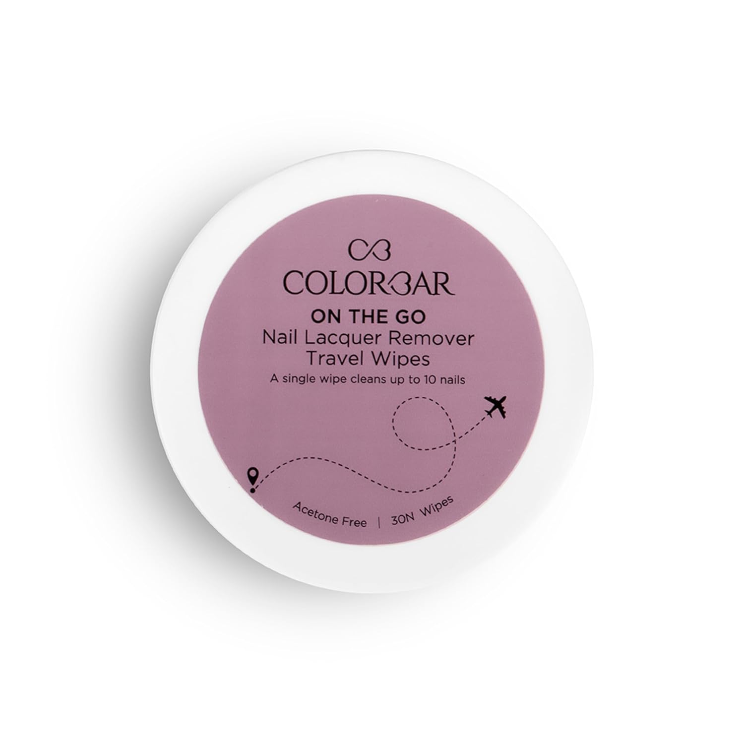 Colorbar Rainbow Bouquet Nail Remover Wipes—Biodegradable & Handbag-Friendly Colorbar On the Go Nail Lacquer Remover Wipes, Rainbow Bouquet, 30 Pieces | Handbag-friendly | Enriched with Olive Oil | Biodegradable.