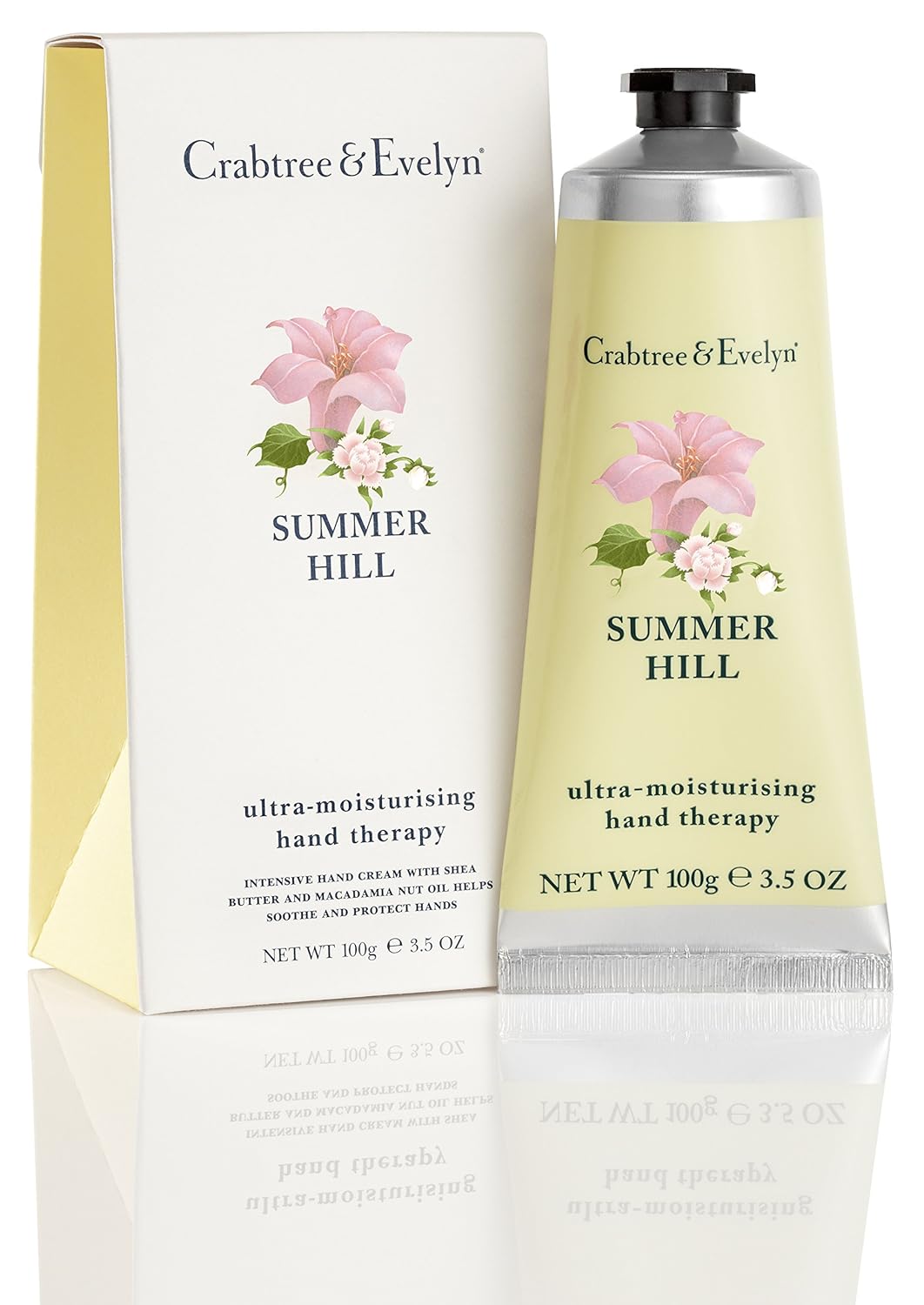 Crabtree & Evelyn Summer Hill Ultra-Moisturizing Hand Cream, 3.5 oz Crabtree & Evelyn Ultra-Moisturising Hand Cream Therapy, Summer Hill, 3.5 oz