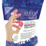 Cuccio Finger Mates Soak-Off Gel Removal System – Reusable Non-Woven Pads for Easy Gel Polish Removal – 10 Count