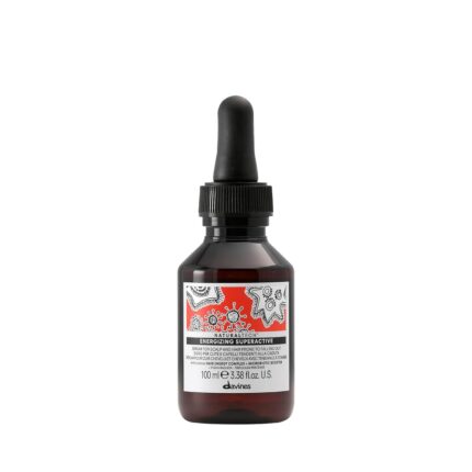 Davines Naturaltech Energizing Superactive Anytime, Stimulating & Fortifying for Thinning Hair & Hair Loss - With Caffeine Phytoceuticals - Thickening Serum, Travel Size, 3.38 Fl Oz