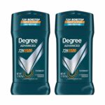Degree Men Advanced Antiperspirant Deodorant Everest 2 Count 72-Hour Sweat and Odor Protection Antiperspirant For Men With Body Heat Activated Technology 2.7 oz