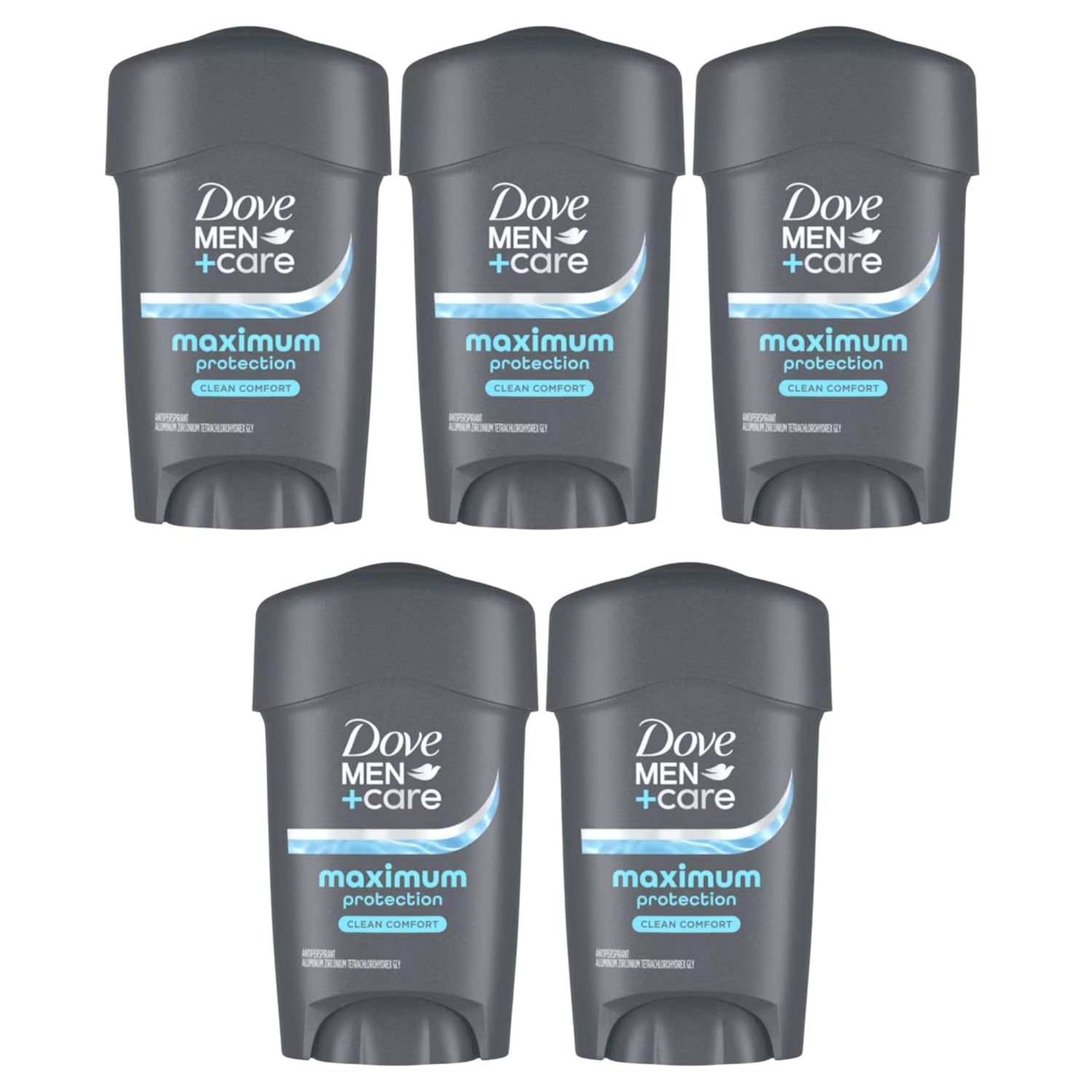 Dove Men+Care Clinical Protection Clean Comfort Antiperspirant, 5-Pack Dove Men + Care Clinical Protection Antiperspirant Deodorant Solid Clean Comfort 1.70 oz (Pack of 5)