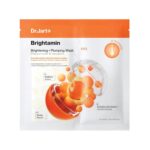 Dr.Jart+ Brightamin Brightening Plumping Korean Face Mask with Vitamin C | Korean Skin Care | Travel Size, 1 Pack
