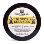 Duke Cannon Bloody Knuckles Hand Repair Balm - Unscented Moisturizer for Hardworking Hands, Repair and Revitalize Dry, Cracked Skin (5 oz. - 1 Pack)