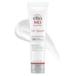 EltaMD UV Sport Sunscreen Lotion SPF 50 - Face and Body Sunscreen SPF 50, Water & Sweat Resistant, Zinc Oxide Formula for Active Lifestyles