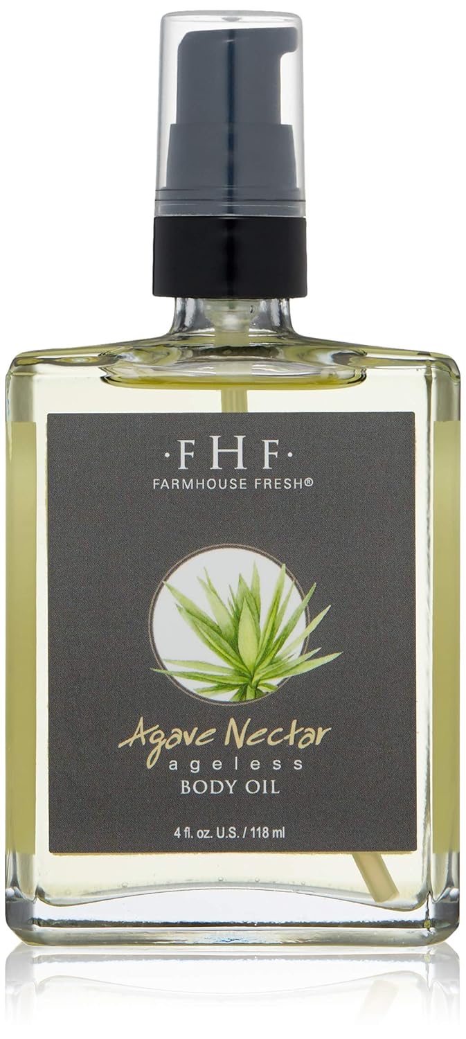 FarmHouse Fresh Agave Nectar Ageless Body Oil, 4 Oz. FarmHouse Fresh Agave Nectar Ageless Body Oil, 4 Fl Oz (Pack of 1)