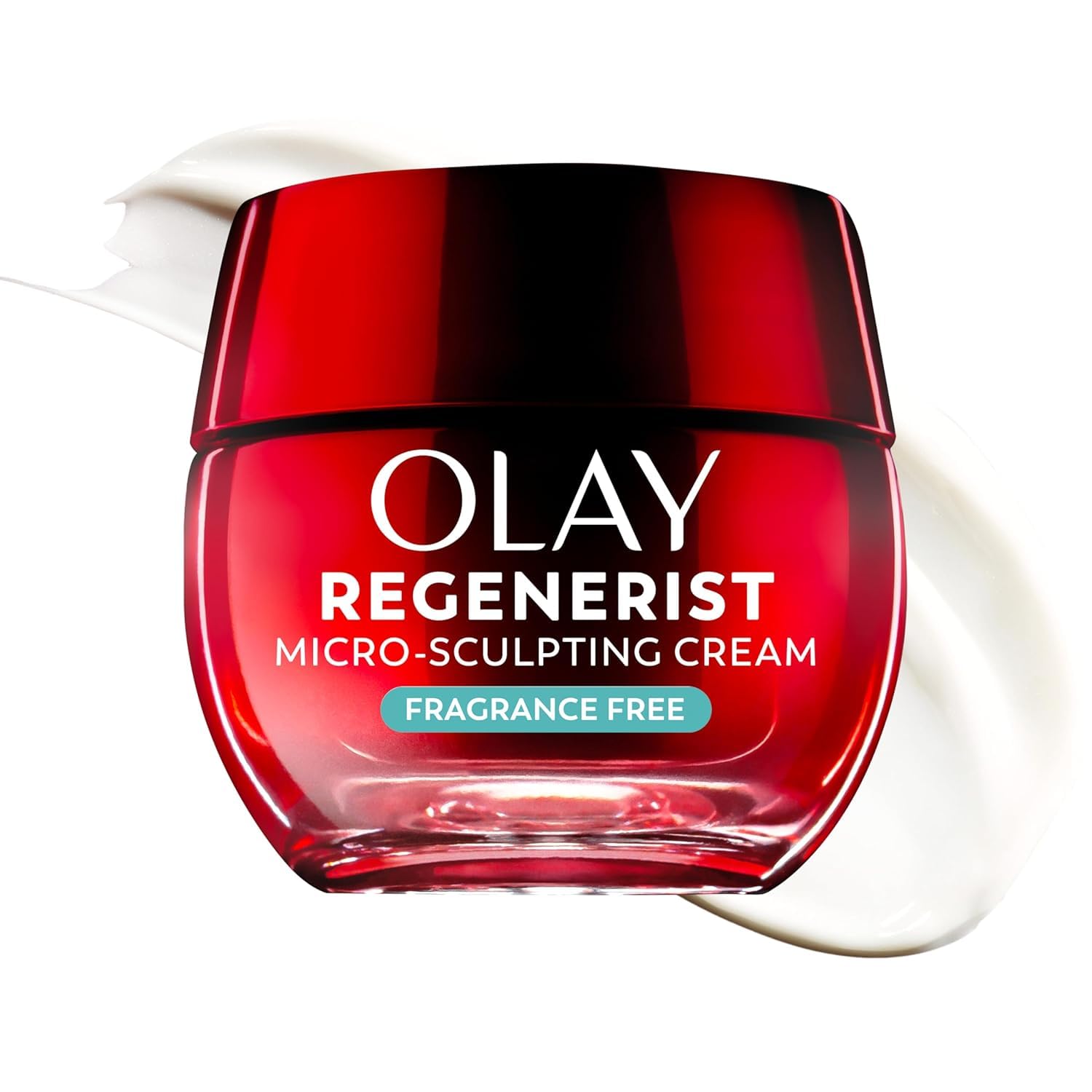 Fragrance-Free Olay Regenerist Cream: Anti-Aging, Firming Moisturizer. Olay Face Moisturizer, Regenerist Micro-Sculpting Cream for Women, Fragrance-Free - Anti-Aging, Anti-Wrinkle, Firming Skin Care - Triple Collagen Cream, Peptide, Hyaluronic Acid, Niacinamide, 1.7oz