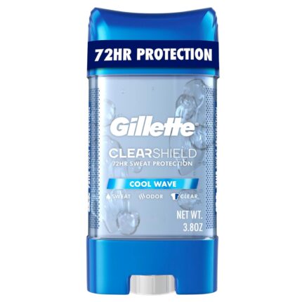Gillette Anti-Perspirant Deodorant Clear Gel, Cool Wave 3.8 oz