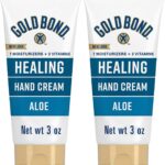 Gold Bond Healing Hand Cream, Hand Cream With Aloe, Moisture That Lasts Through Handwashing, 3 oz. (Pack of 2)