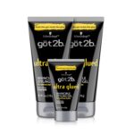 Got2b Ultra Glued Hair Gel Set: Strong Hold, No Flake