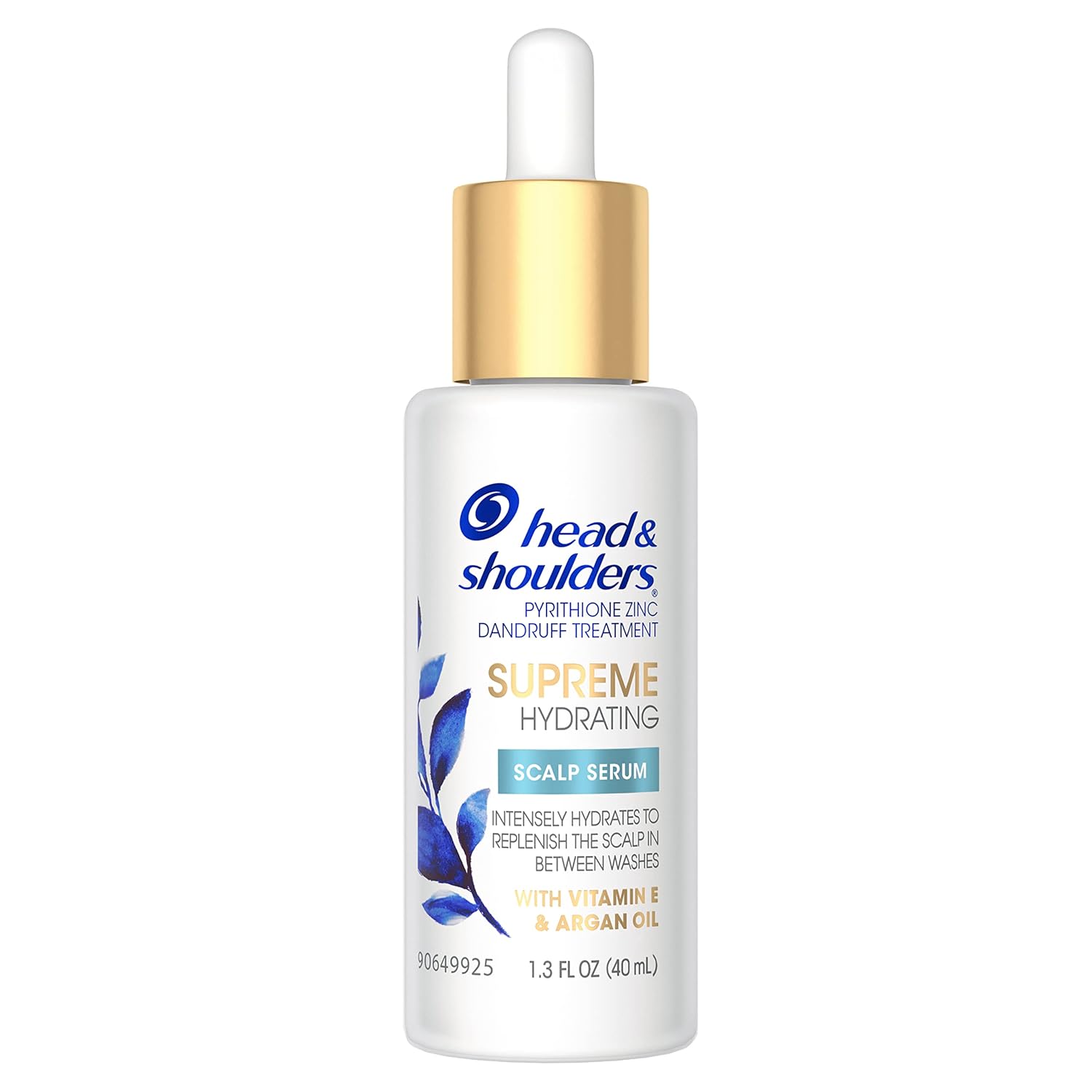 Hydrating Scalp Serum with Argan Oil & Vitamin E, 1.3 Head & Shoulders Supreme with Argan Oil and Vitamin E, Hydrating Scalp Serum, Fresh, 1.3 Fl Oz