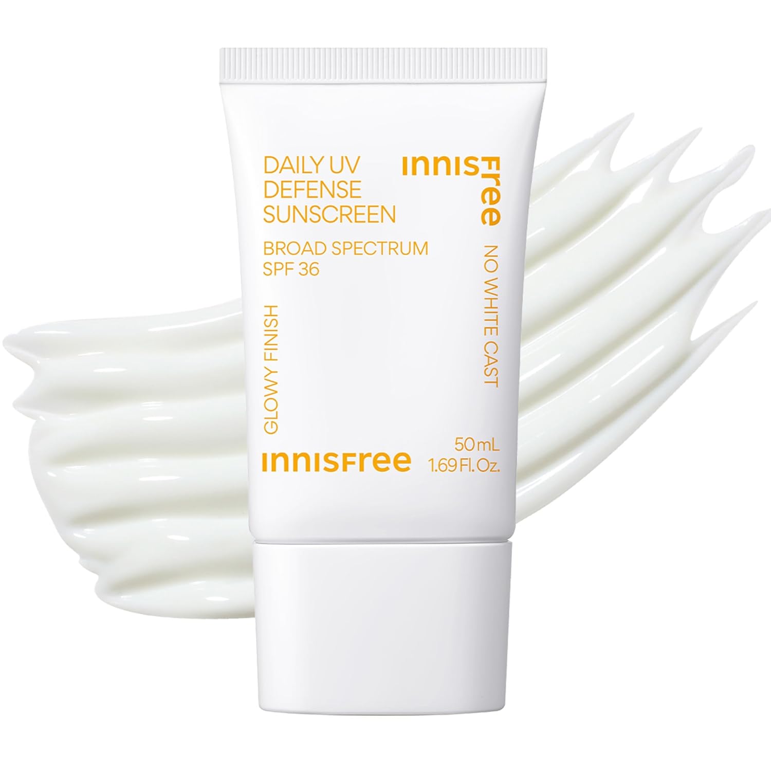 Innisfree Daily UV Defense SPF 50+: Lightweight, Invisible Sunscreen innisfree Daily UV Defense SPF 50+ PA++++ Korean Face & Body Sunscreen, Broad Spectrum, Invisible Finish, No White Cast, Lightweight, Hydrating