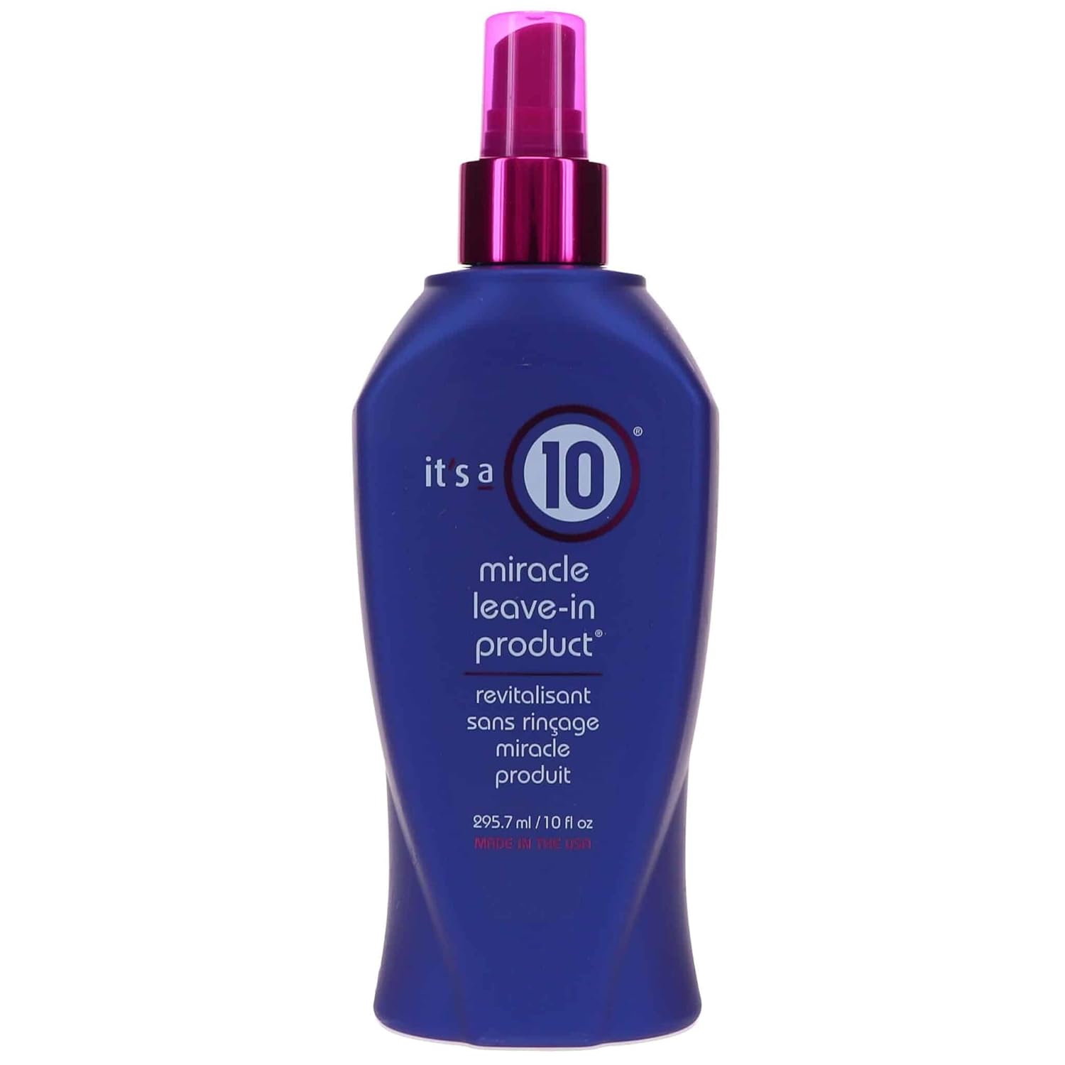 It's a 10 Haircare Miracle Leave-In, 10 oz. It's a 10 Haircare Miracle Leave-In product, 10 fl. oz.