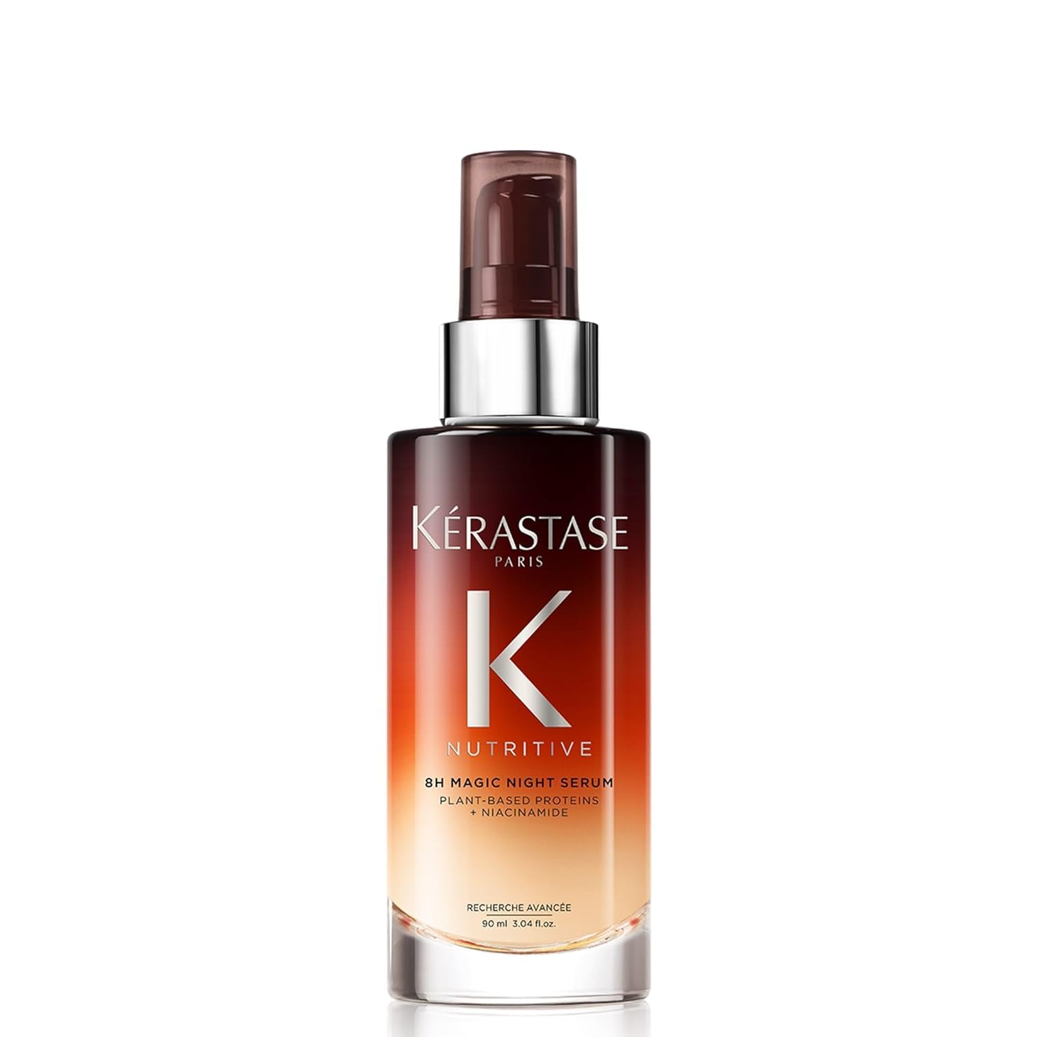 Kerastase 8H Magic Night Serum: Overnight Nourishment for Dry Hair Kerastase Nutritive 8H Magic Night Serum - Overnight Treatment for Dry Hair, Enhances Shine, Nourishes and Reduces Frizz, With Plant-Based Proteins