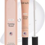 Kitsch Hair Taming Wand - Fly Away Stick For Hair with Biotin, Aloe & Vitamin E | Clear Hair Mascara for Flyaways, Slick Back Style | Travel Size | Ideal Gifts for Women - 18mL