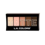 L.A. COLORS 5 Color Matte Eyeshadow, Tan Khaki CEM478